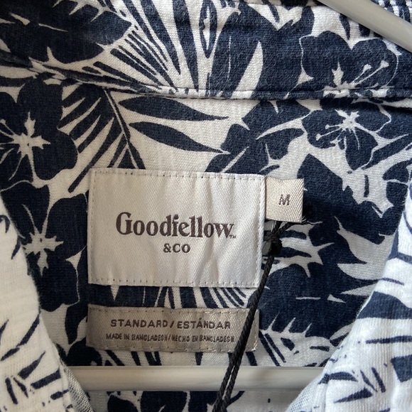 Goodfellow & Co. Men's Short Sleeve Button Down Shirt Floral size medium - Picture 3 of 5